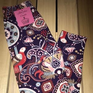 Leggings Palace Paisley One Size Buttery Soft New